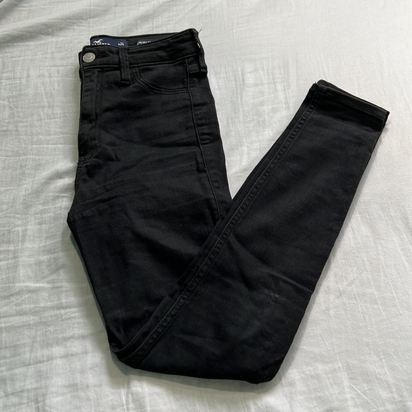 ultra high rise jean leggings hollister - Picture 4 of 10